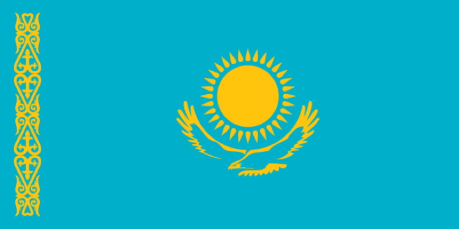 Kasachstan Flagge