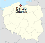 Danzig Polen Karte